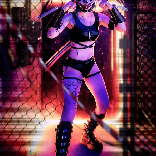 Photo name Cyberpunkowa sesja w barze Afterlife w Gdańsku