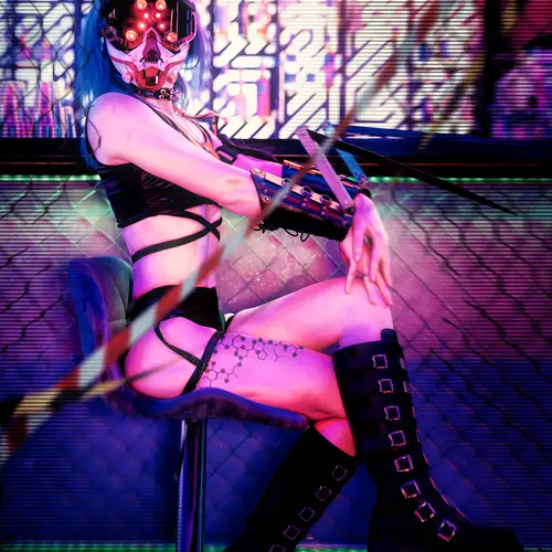 Photo name Cyberpunkowa sesja w barze Afterlife w Gdańsku